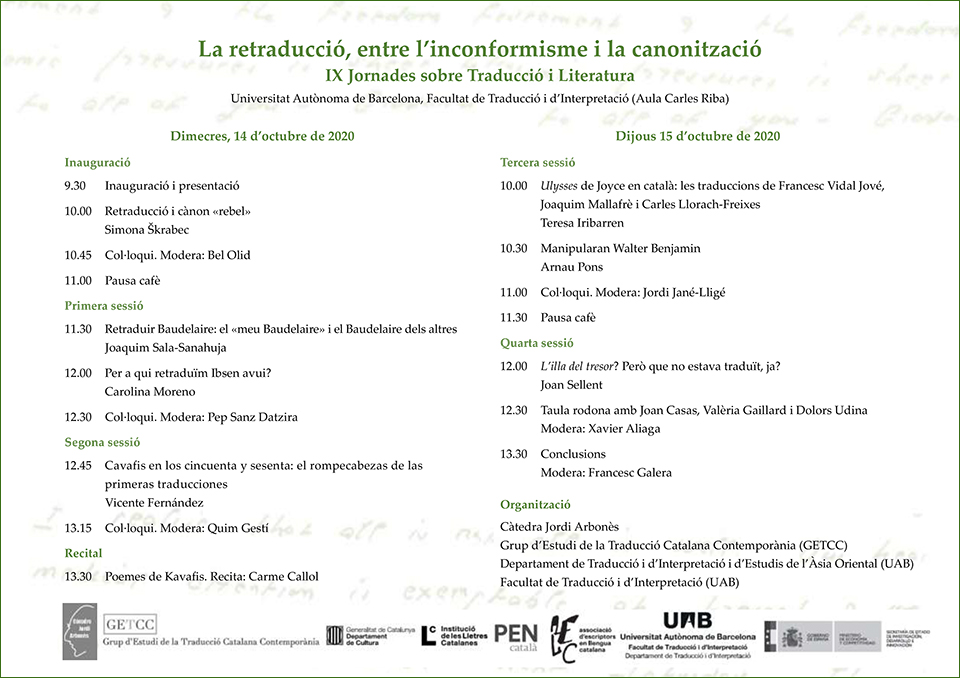 Cartell programa