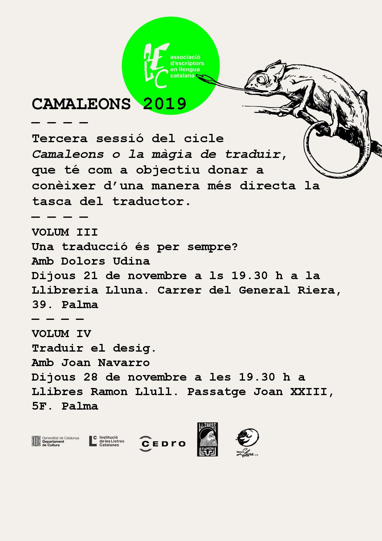 cartell camaleons
