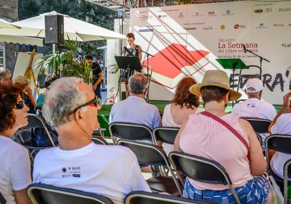 Matinal de lectures a La Setmana del Llibre en Català