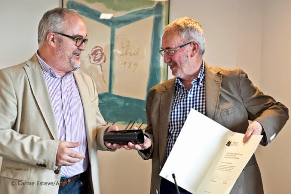 XIV Premi Jaume Fuster a Jaume Pérez Montaner