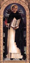 Detall del políptic de sant Vicent Ferrer, obra de Giovanni Bellini, c. 1465. Venècia, esglèsia de St. Joan i St. Pau.