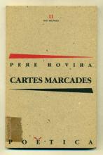Coberta del poemari <i>Cartes marcades<i>.